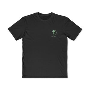 Men's Green Rose Graphic Tee - Perfect for Nature Lovers